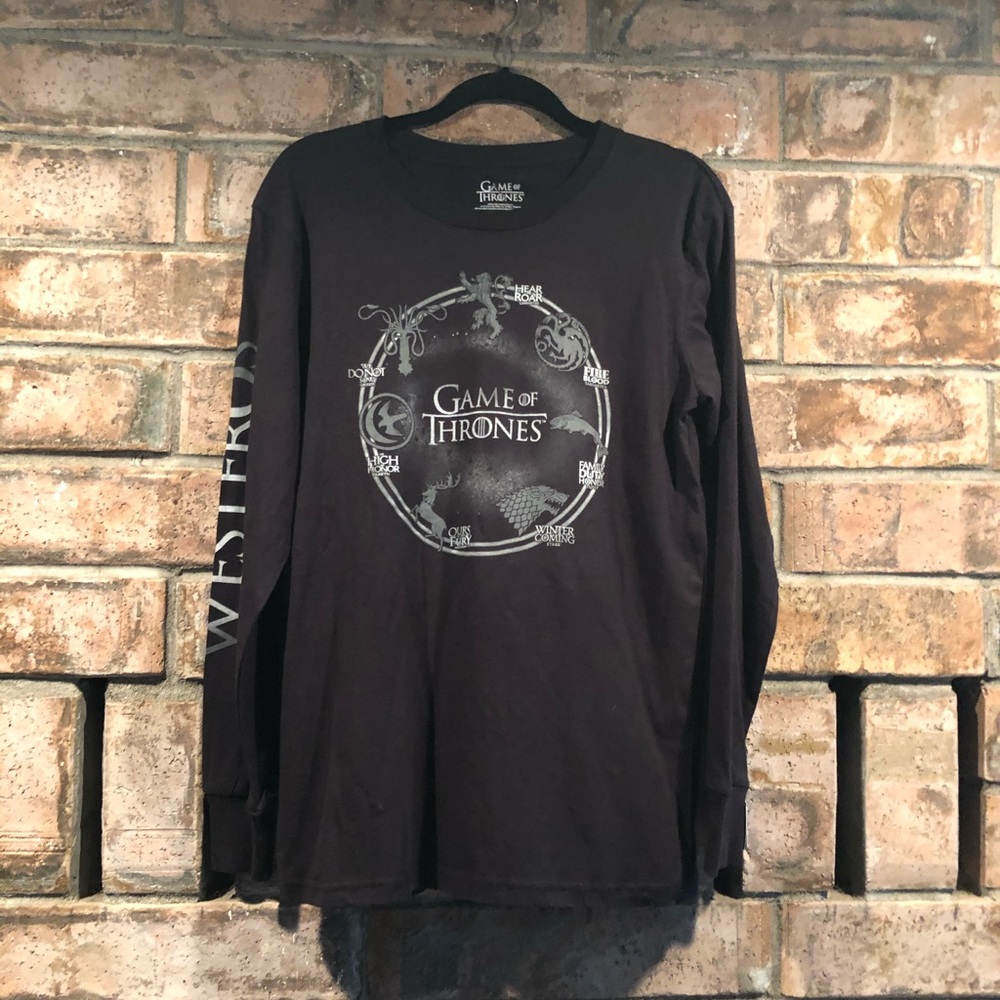 HBO Game of Thrones long-sleeved tee; Men’s S